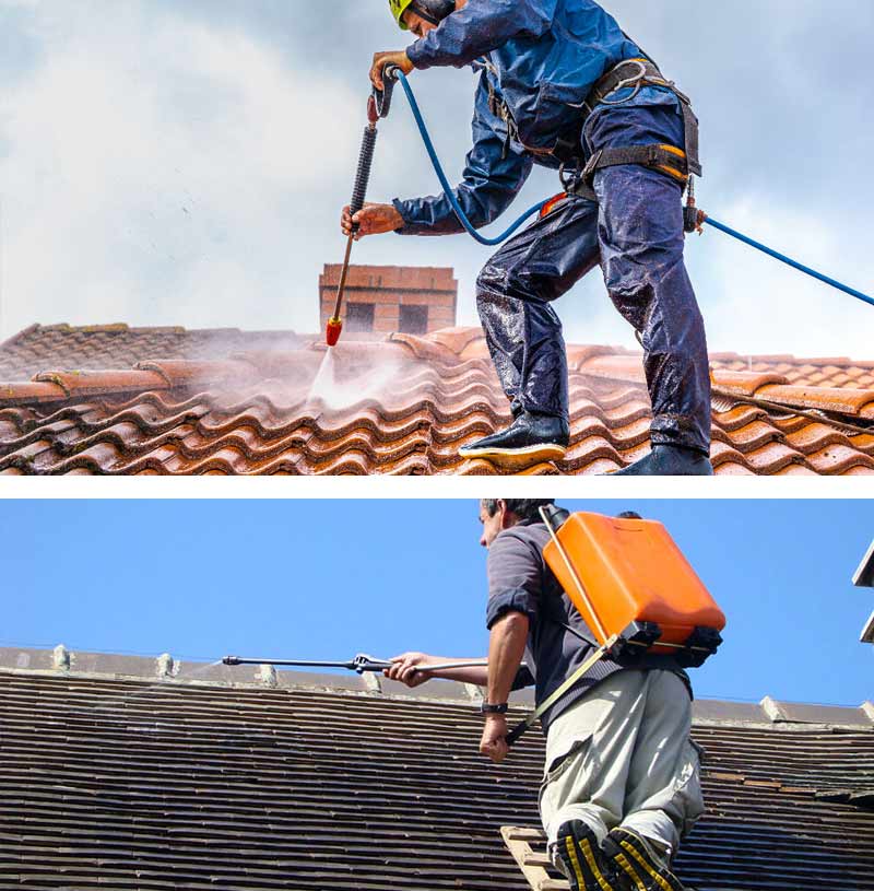 Peinture hydrofuge toiture - KLV Procouvreur Façade Charleroi en Belgique : Région Flamande, Wallonne, Bruxelles ... nettoyage toiture, démoussage et protection anti-mousse, traitement peinture hydrofuge coloré en Belgique : Région Flamande, Wallonne, Bruxelles 